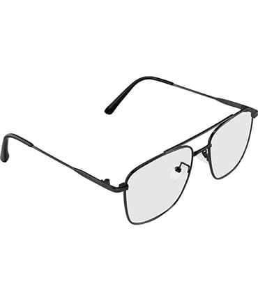 Jodykoes Stylish Blu Cut Anti Glare Metal Square Frame Spectacle Eyeglasses Eyewear (Black) Jodykoes Stylish Blu Cut Anti Glare Metal Square Frame Spectacle Eyeglasses Eyewear (Black)