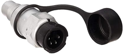 Uno Minda MI-7687H-M01 Speed Sensor - Hall Effect Type (25 MM Thread Immersion Length - 4 PIN Black Coupler) for-Ashok Leyland-8 to 32 Volts DC- Bus (BS3)