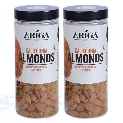 Ariga Foods Premium Healthy & Nutritious California Almonds (2 x 500 g)