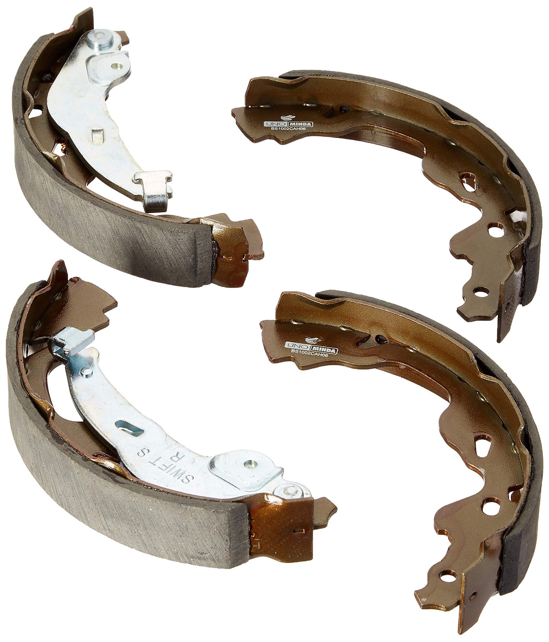 UNO MINDA BS1002 Brake Shoes Rear for Swift/DZIRE/Ritz (Set of 4)