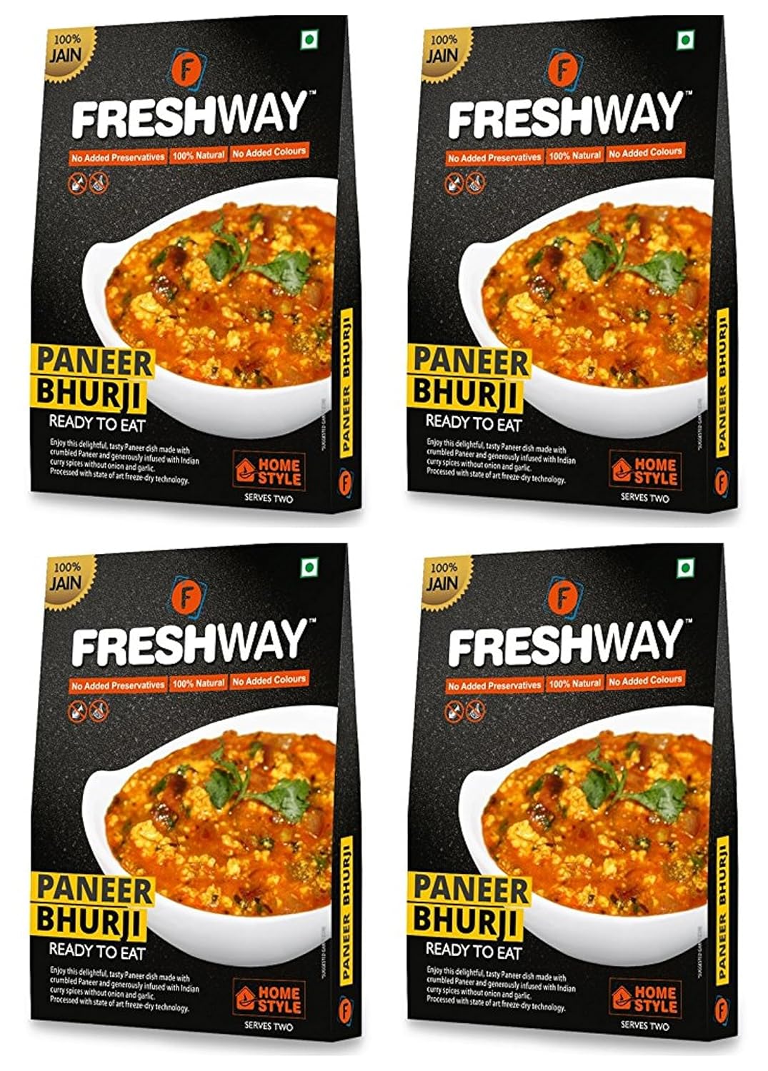 Freshway Ready to Eat Jain Pav Bhaji A Nutritious, Flavor Packed Indian Comfort Meal in Minutes