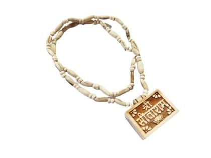 GOKULAM Tulsi Mala with Bhaktmal LOCKET - Sitaram LBS-MALA GOKULAM Tulsi Mala with Bhaktmal LOCKET - Sitaram LBS-MALA
