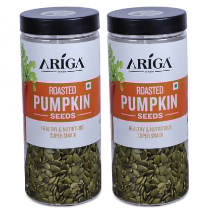 Ariga Foods Roasted Pumpkin Seeds Premium Healthy & Nutritious Pumpkin Seeds 1kg (2 x 500gm)
