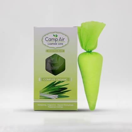 Bchoix Camp Air Camphor Cone (Lemon Grass) Pack of 2 - Room, Car and Air Freshener & Mosquito Repellent Bchoix Camp Air Camphor Cone (Lemon Grass) Pack of 2 - Room, Car and Air Freshener & Mosquito Repellent