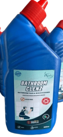 Bathroom Cleaner *Bathroom Clenz- 500ml) - Bathroom walls and tiles cleaning liquid - removes all heavily stained dirt on tiles and walls of the bath room  makes bathroom from bacteria and fungus and acid free
