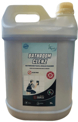 Bathroom Cleaner * bathroom Clenz- 5L - Lemongrass aroma)-  removes all heavily stained dirt on tiles and walls of the bath room