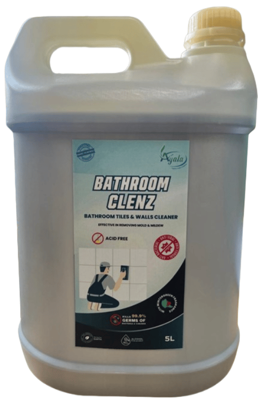 Bathroom Cleaner * bathroom Clenz- 5L - Lemongrass aroma)-  removes all heavily stained dirt on tiles and walls of the bath room