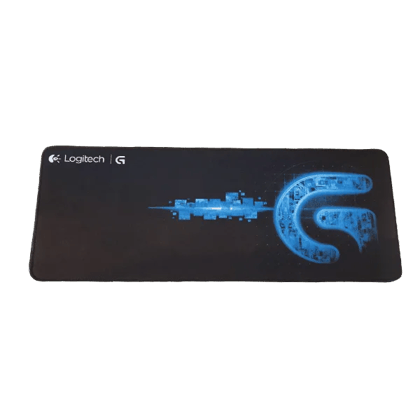 Logitech Logo Mouse Pad | 70cm x 30cm Large Non-Slip Desk Mat for Desktop and Laptop | Smooth Surface & Durable Design