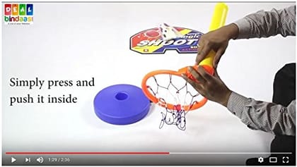 NIPPON Kid's Plastic Basket Ball Kit with 5 Level Adjustable Stand for 2-6 Years (LW-NT019_OG, Multicolour) NIPPON Kid's Plastic Basket Ball Kit with 5 Level Adjustable Stand for 2-6 Years (LW-NT019_OG, Multicolour)
