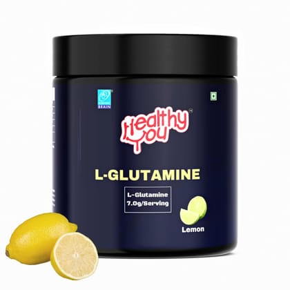 Healthy You Glutamine |7g Glutamine per scoop| Supports Protein & Nucleotide Synthesis| Helps Reduce Inflammation and Promote Recovery| Essential Amino Acids| Pack of 1 in Powder Form Healthy You Glutamine |7g Glutamine per scoop| Supports Protein & Nucleotide Synthesis| Helps Reduce Inflammation and Promote Recovery| Essential Amino Acids| Pack of 1 in Powder Form