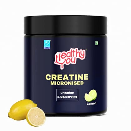 Healthy You Creatine | 3g Creatine per 5g scoop| Enhances Energy Production & Performance| Essential Amino Acids| Pack of 1 in Powder Form Healthy You Creatine | 3g Creatine per 5g scoop| Enhances Energy Production & Performance| Essential Amino Acids| Pack of 1 in Powder Form