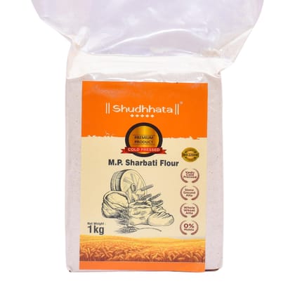 Shudhaata M.P. Sharbati Sihori Wheat Atta (1kg) - Premium Wheat Flour for Wholesome Goodness Shudhaata M.P. Sharbati Sihori Wheat Atta (1kg) - Premium Wheat Flour for Wholesome Goodness