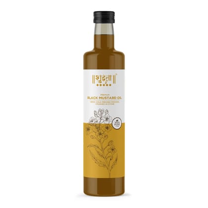 Shudhaata Black Mustard Oil (1L) - Versatile Sarso Oil Rich in Vitamins and Omega-3 Fatty Acids Shudhaata Black Mustard Oil (1L) - Versatile Sarso Oil Rich in Vitamins and Omega-3 Fatty Acids