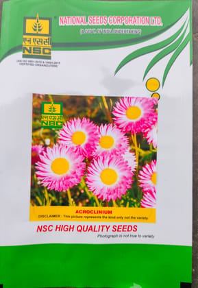 NSC Acrolinium Flower Seed -10 gm packet NSC Acrolinium Flower Seed -10 gm packet