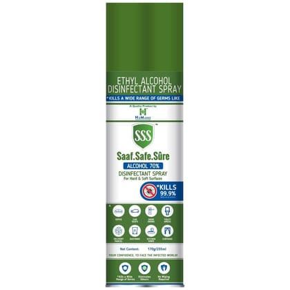 HuMaree SSS (Saaf.Safe.Sure) -Surface Disinfectant Spray (235ml) HuMaree SSS (Saaf.Safe.Sure) -Surface Disinfectant Spray (235ml)