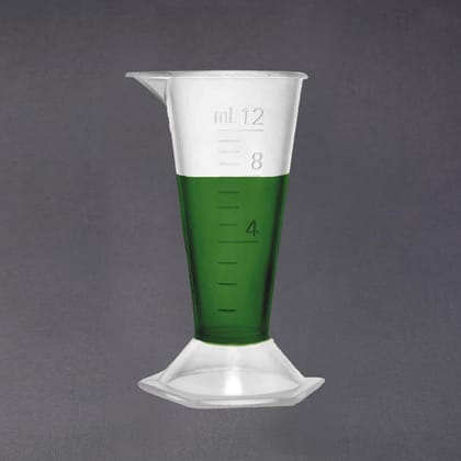 TRUEKIT Transparent Plastic Measuring Beaker Cup Conical Measure with Graduation Marks (Pack of 4) TRUEKIT Transparent Plastic Measuring Beaker Cup Conical Measure with Graduation Marks (Pack of 4)