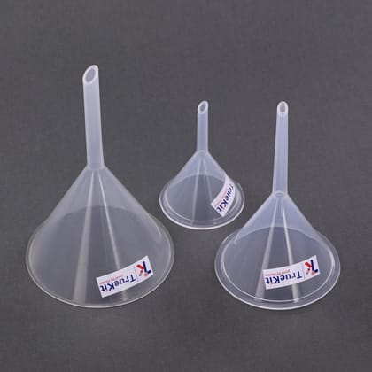 TRUEKIT Made Plastic Funnel Long Stem. TRUEKIT Made Plastic Funnel Long Stem.