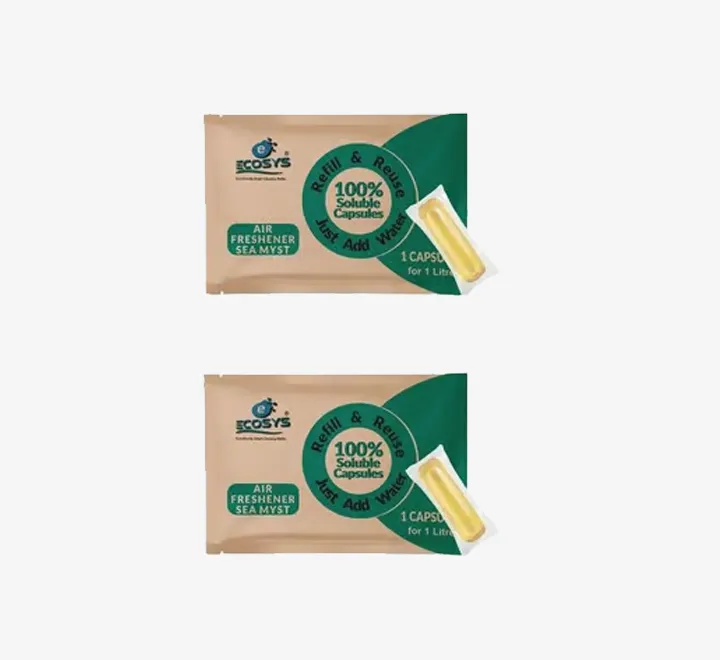 Ecosys Glass Cleaner Capsule Pack of 2 | Health friendly, Eco friendly