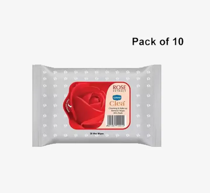 Clea Cleansing & Makeup Remover Wet Wipes (30 Wipes Per Pack) (Lemon Flavour)