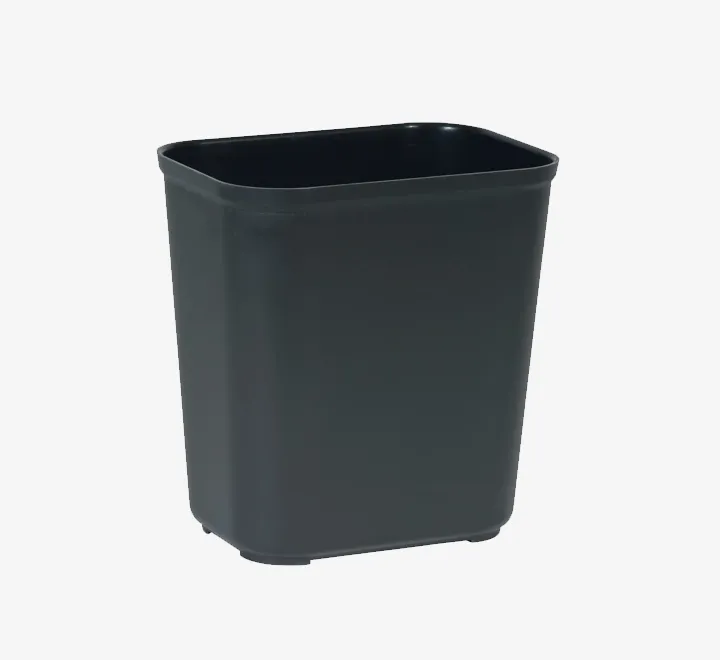Rubbermaid FG295073BLA Side Bin Recycling 13 Qt Black Fit WasteBasket Large