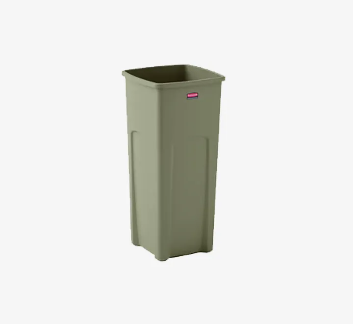 Rubbermaid FG354007GRN Vented Slim Jim Recycling 23 Gal, Green