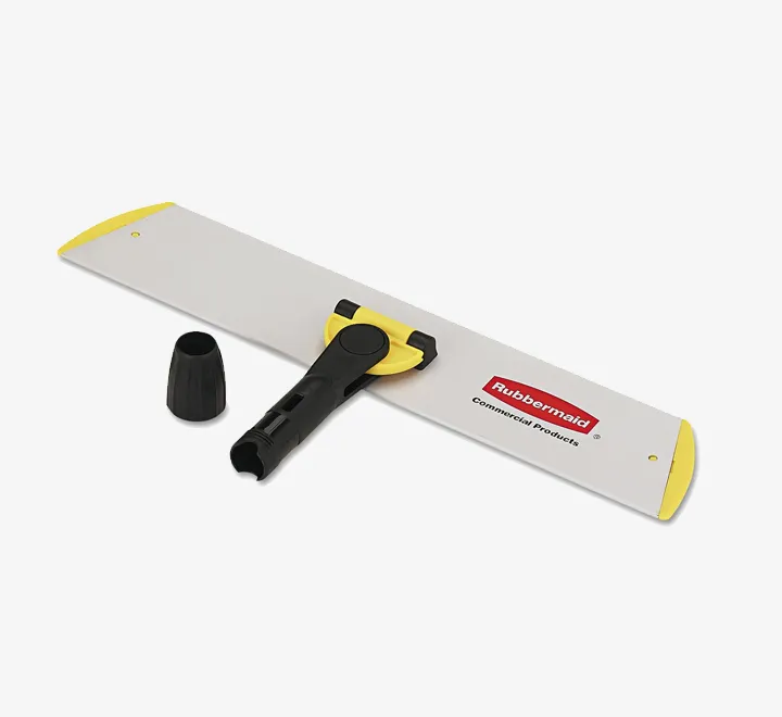 Rubbermaid Hygen 48 Inch - 72 Inch Quick-Connect Handle, Yellow, 41.14 Inch x 0.62 Inch x 0.62 Inch
