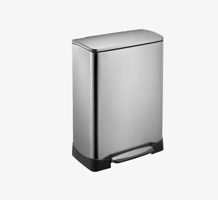 Neo Stainless Steel Cube step Bin FS 40L with liner