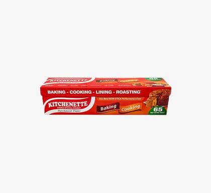 Kitchenette Baking & Cooking Parchment Paper 20 Meter (width 28 cm) Kitchenette Baking & Cooking Parchment Paper 20 Meter (width 28 cm)