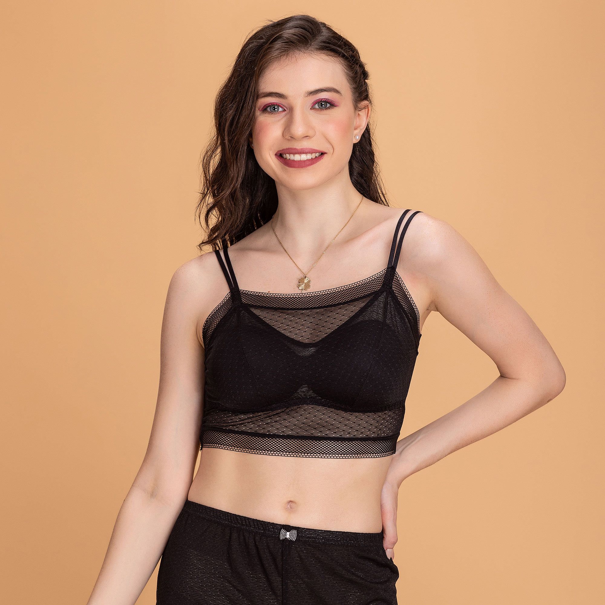 20125 Crop Top Bamboo Fabric Soft Bralette