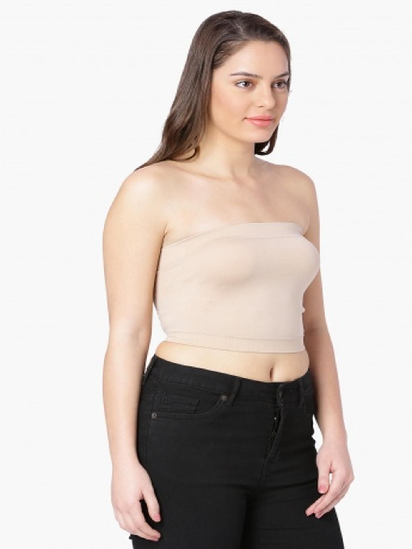 Benetton Tube Women's Non Padded & Non Wired Seamless Tube Top