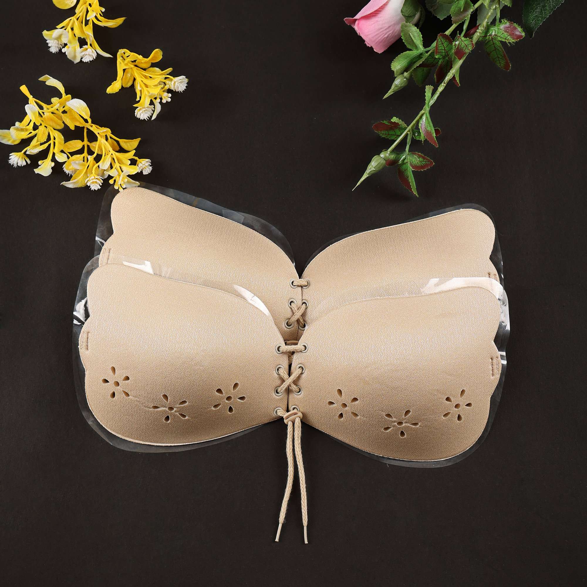 BUTTERFLY BACKLESS LOVEBIRD Women's Silicone gel Stick-On Bra