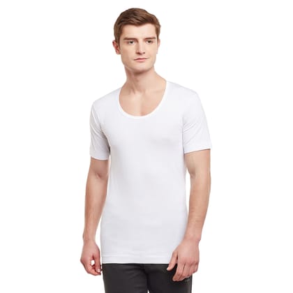 BodyX Super Cotton Tubular Half Sleeve Vest Undershirt-BX203