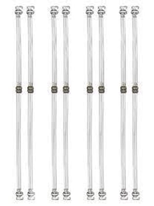 Women's Transparent Synthetic Invisible Bra Straps (Clear, Free Size) - Pack of 1 Pairs