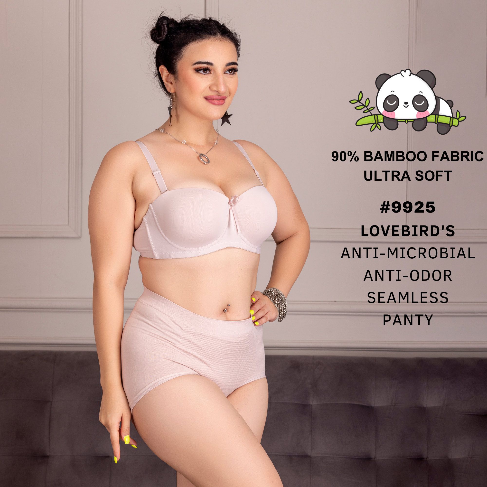 P9925 Cotton Modal Soft & Hipster Panty - LOVEBIRD