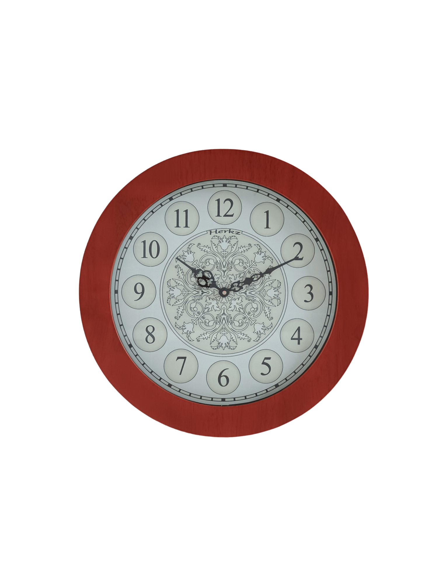 Herkz Wooden Wall Clock. Medium size 35x35cm (Approx.) Model.101.35D342A