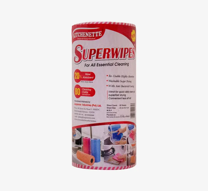 Kitchenette Superwipe 80 sheets per roll
