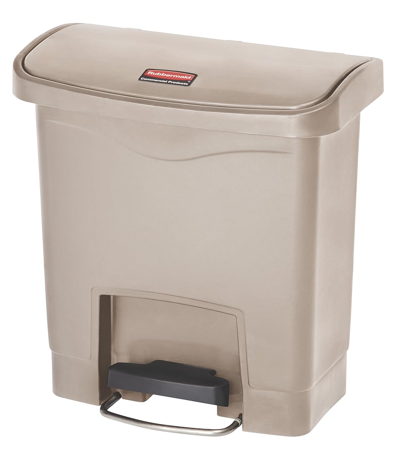 Streamline 16L/4G fs Resin Step on Bla Dustbin By Rubbermaid