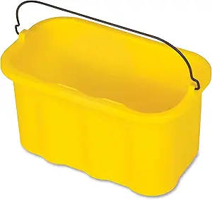 Rubbermaid Sanitizing Caddy, 10 Quart, 14-Inch x7-1/2-Inch x8-Inch, Yellow