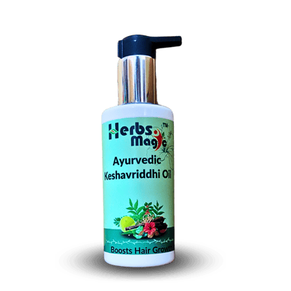 Herbs Magic Keshavriddhi Hair Oil | Hair Fall Control and Hair Growth with Bringharaj & Hibiscus 100 ml