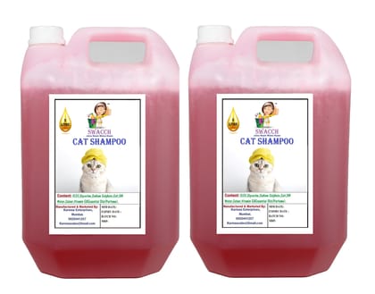 SWACCH CAT Shampoo (5 Litre) (Combo Pack of 2) Strawberry SWACCH CAT Shampoo (5 Litre) (Combo Pack of 2) Strawberry