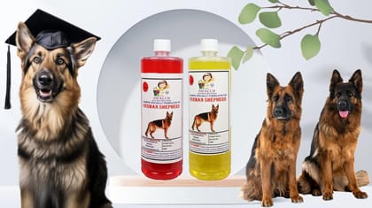 Swacch Shampoo Specially Formulated for German Shepherd (1Litre) (Comb Pack of 2) Jasmine & Lemon