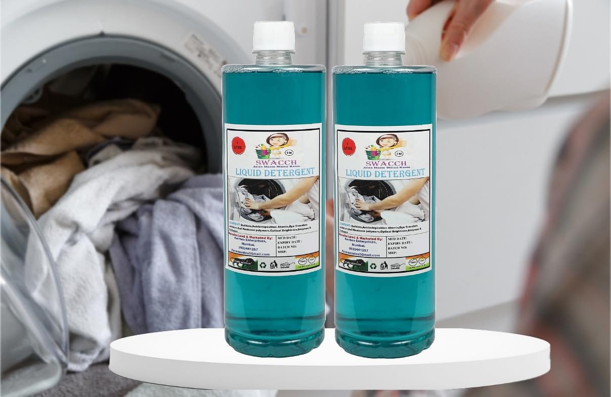 Swacch Liquid Detergent (1 Litre)(Pack of 2) Mogra