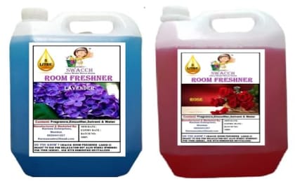Swacch Room Freshner (5 Litre) (Pack of 2) Lavender & Rose Swacch Room Freshner (5 Litre) (Pack of 2) Lavender & Rose