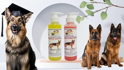 SWACCH Premium Shampoo for German Shepherd (200ML) (Combo Pack of 2) Lemon & Jasmine