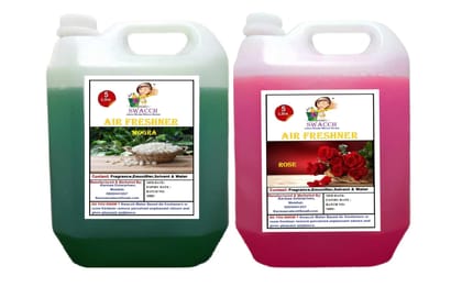 Swacch Air Freshner (5 Litre) (Pack of 2) Mogra & Rose Swacch Air Freshner (5 Litre) (Pack of 2) Mogra & Rose
