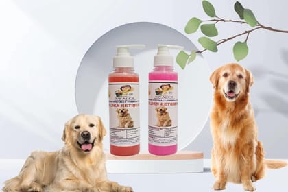 SWACCH Premium Shampoo for Golden Retriever (200ML) (Combo Pack of 2) Jasmine & Rose SWACCH Premium Shampoo for Golden Retriever (200ML) (Combo Pack of 2) Jasmine & Rose