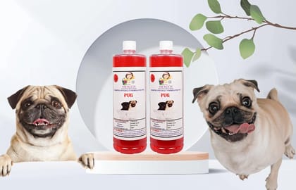 SWACCH Shampoo Specially FORMULATED for Pug (1 Litre) (Combo Pack of 2) Jasmine