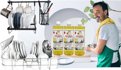 Swacch Dish Wash (1 Litre) (Pack of 3) Lemon Swacch Dish Wash (1 Litre) (Pack of 3) Lemon