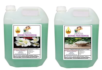 Swacch Room Freshner (5 Litre) (Pack of 2) Jasmine & Mogra