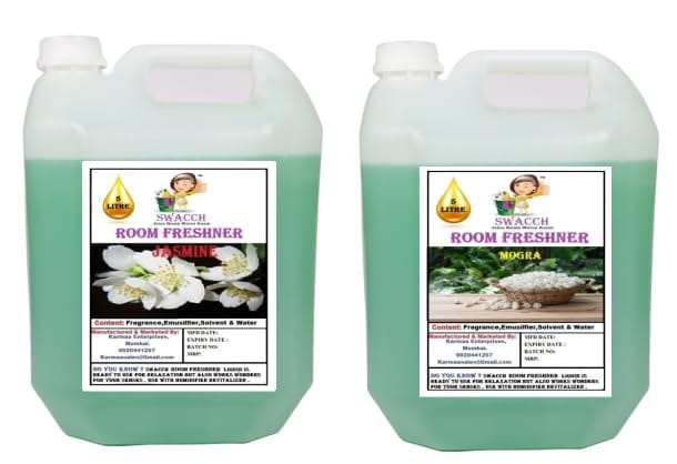 Swacch Room Freshner (5 Litre) (Pack of 2) Jasmine & Mogra
